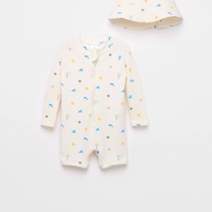 Baby Boys Unitard with Hat 2 Piece Set product image