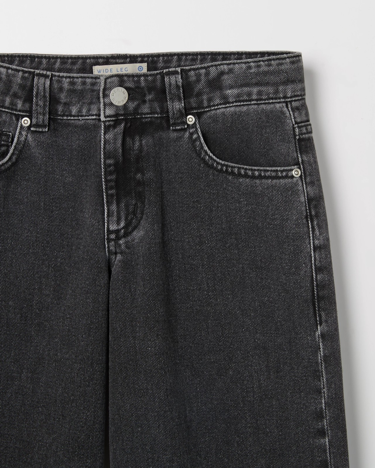 Wide Leg Denim Jeans 2 of 2