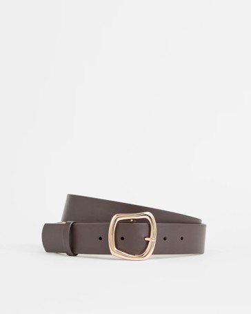Wavy Buckle Jean Belt