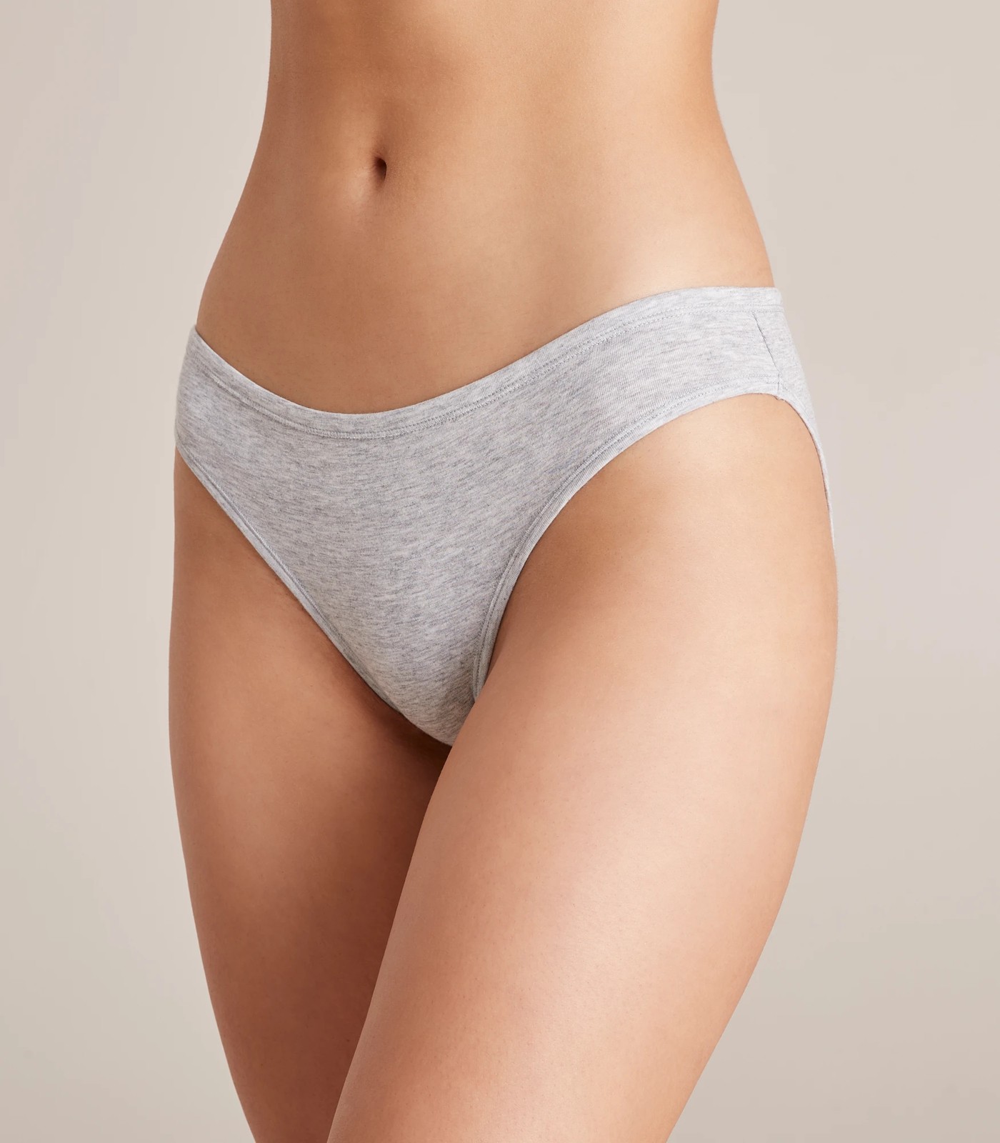 Super Soft Bikini Briefs - Grey Marle