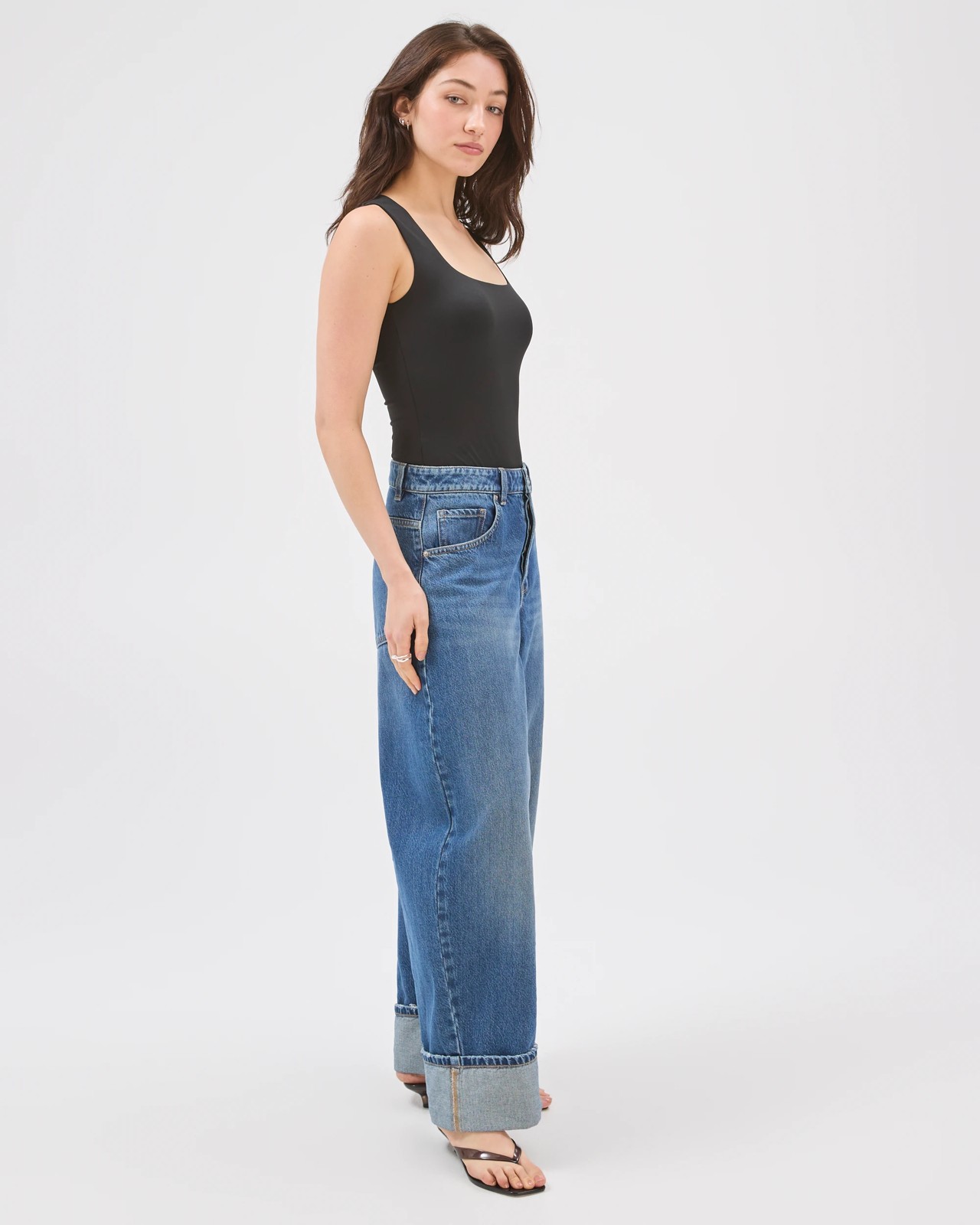 Lily Loves Curved Bodysuit - Black 5 of 5
