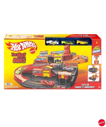 Mattel Hot Wheels Hot Ones Sto & Go Playset