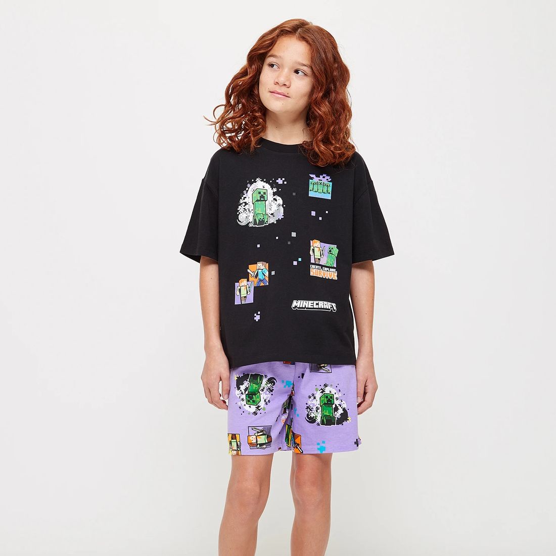 Minecraft Cotton Pyjama Set | Target Australia