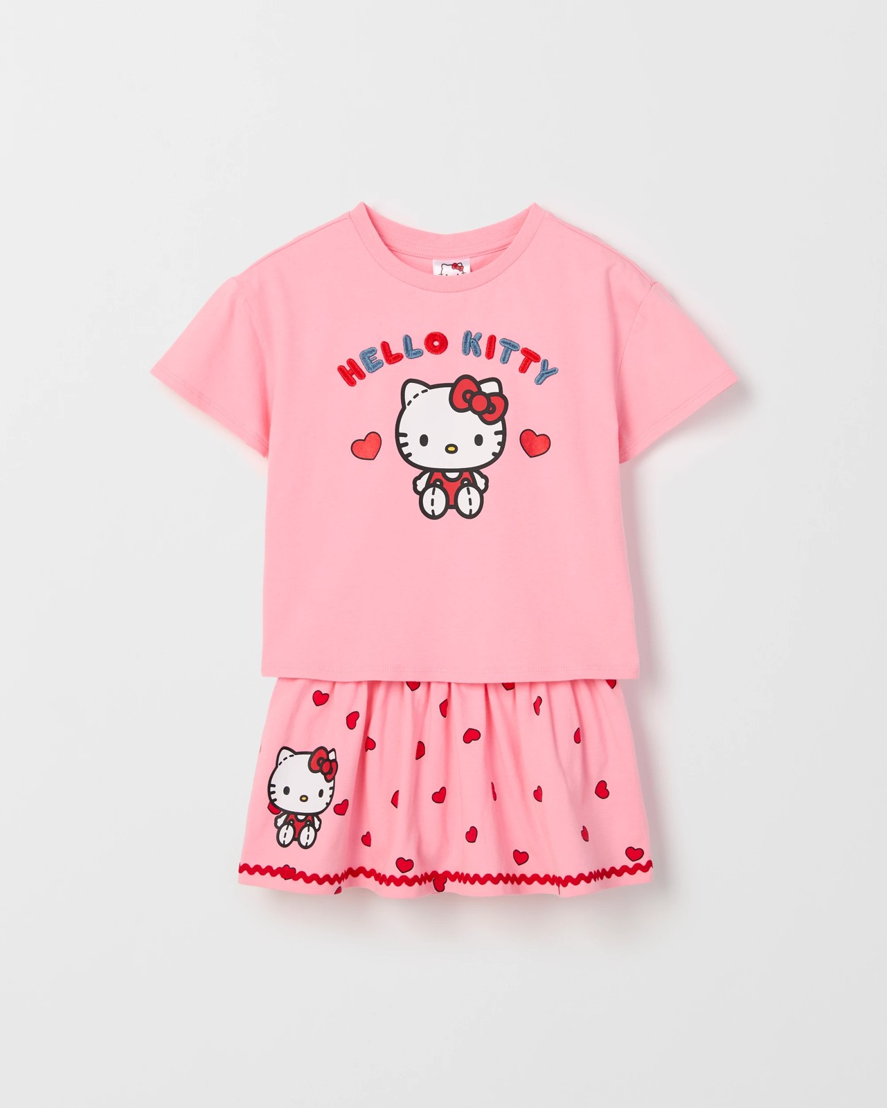 Hello Kitty Australian Cotton T-Shirt and Skort Set 5 of 5