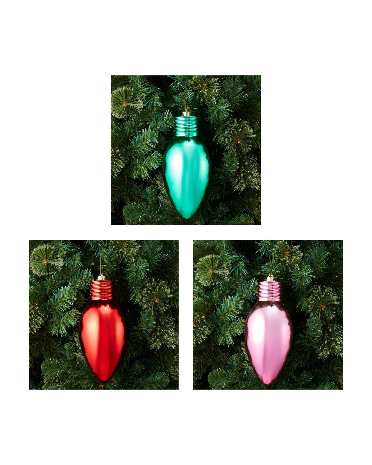 Anko Large Vintage Bulb Decoration - Assorted 5 of 6