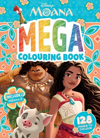 Disney Moana Mega Colouring Book
