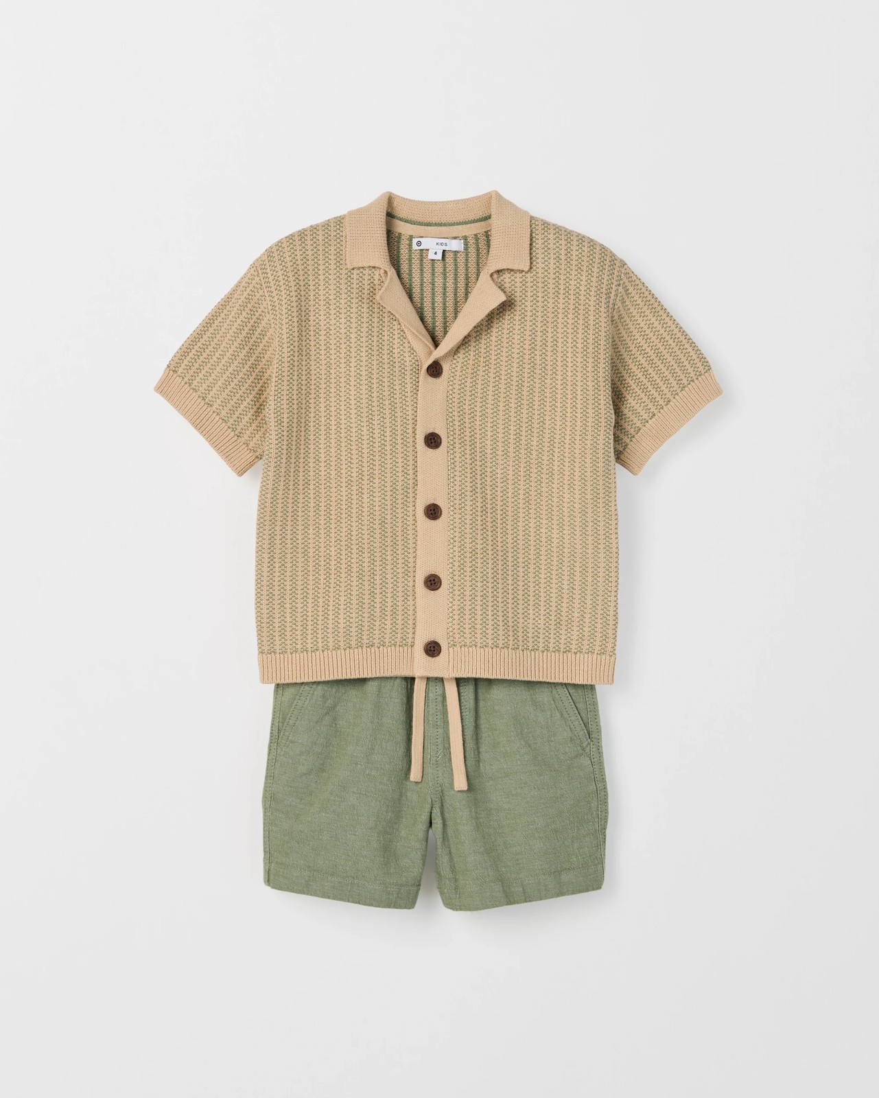 Shirt & Shorts Knit Set 4 of 5