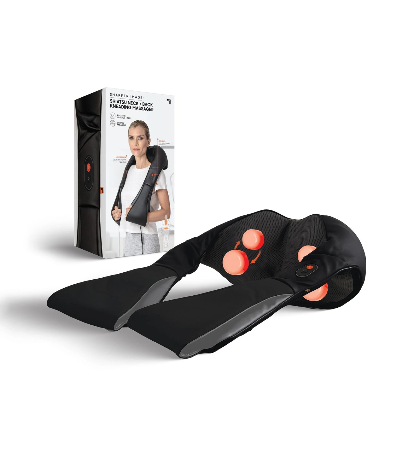 Sharper image hot sale massage pillow