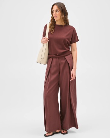 Preview Extended Short Sleeve Knit Top