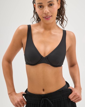 Shape Your Body V-Neck Underwire Swim Bikini Top