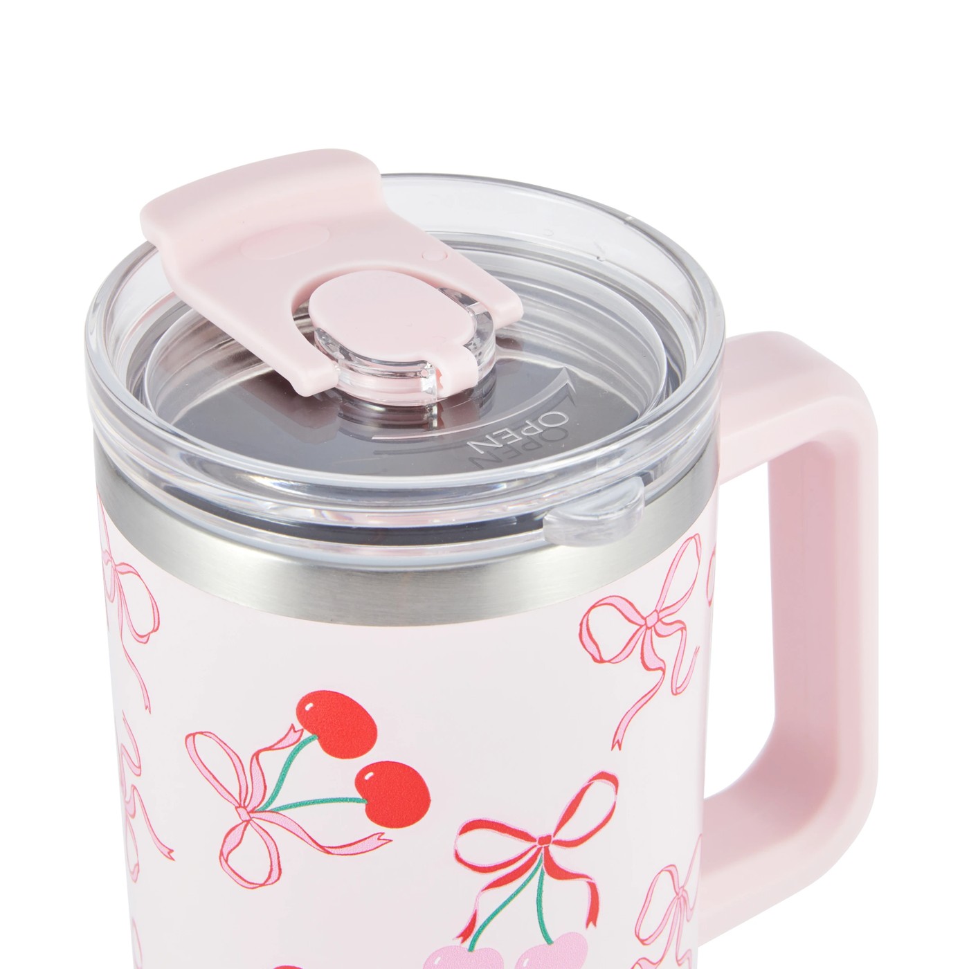 1.18L Cherry and Bow Jumbo Tumbler with Handle - Anko 5 of 5