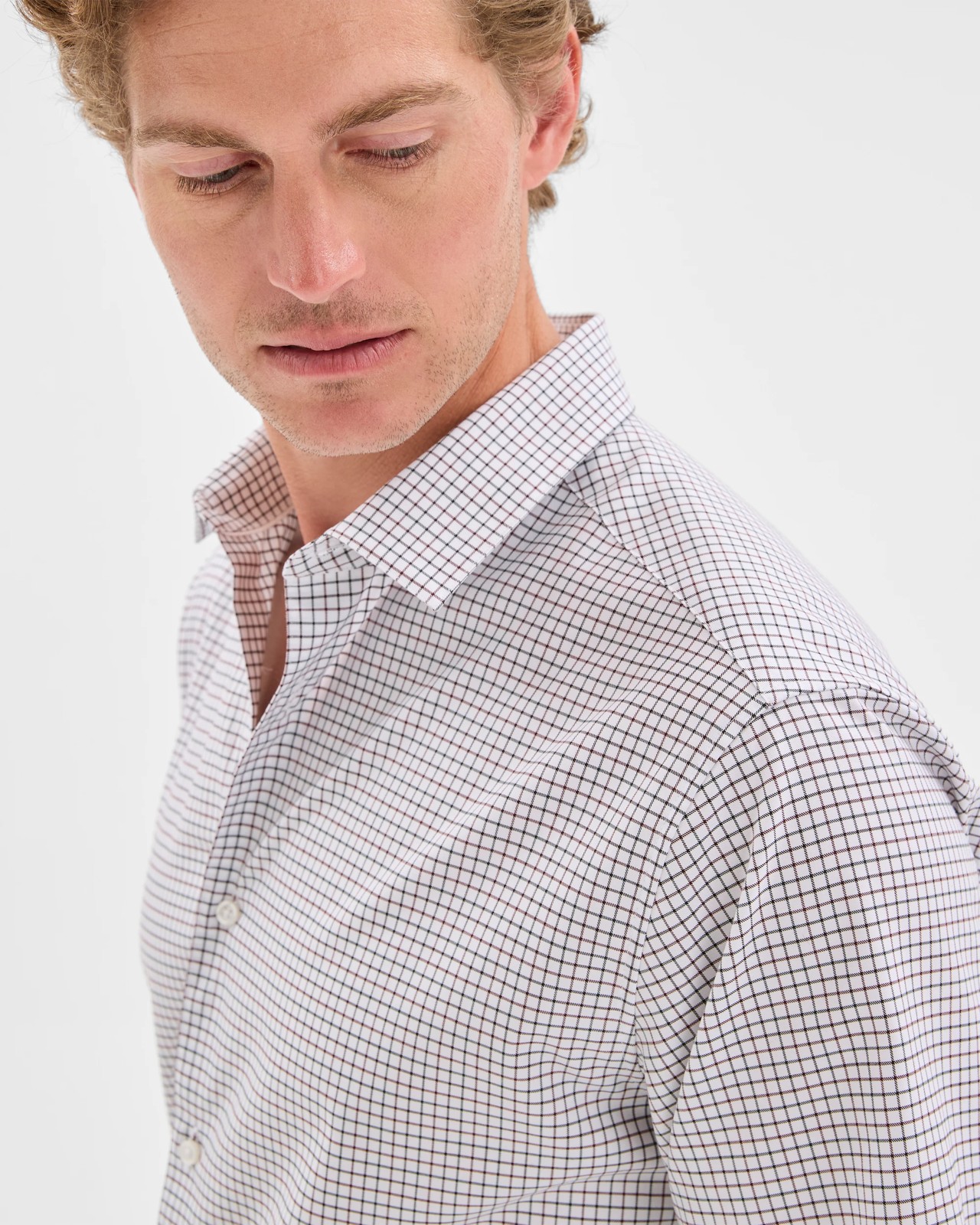 Preview Australian Cotton Check Business Shirt 4 of 6