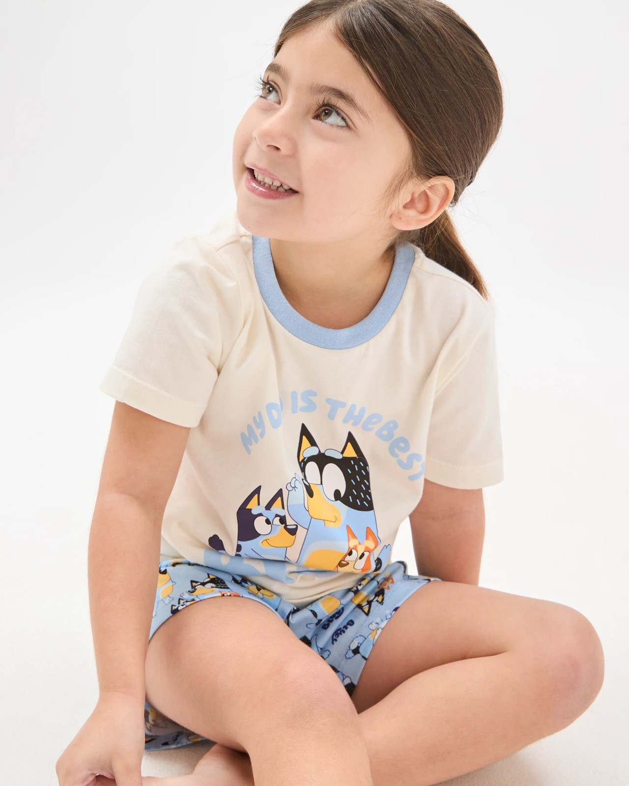 Family Matching Bluey Australian Cotton Younger Kids Pyjama Set 4 of 6