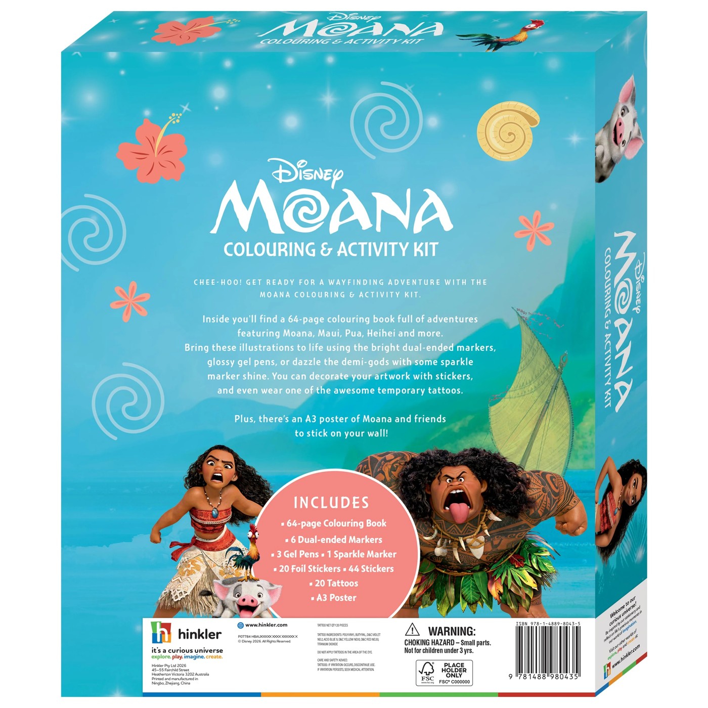 Kaleidoscope Disney Moana Colouring and Activity Kit - Book 2 of 5