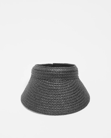 Womens Paper Straw Visor