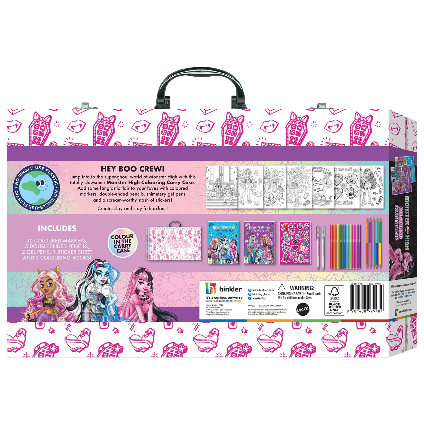 Kaleidoscope: Monster High Colouring Carry Case  2 of 6