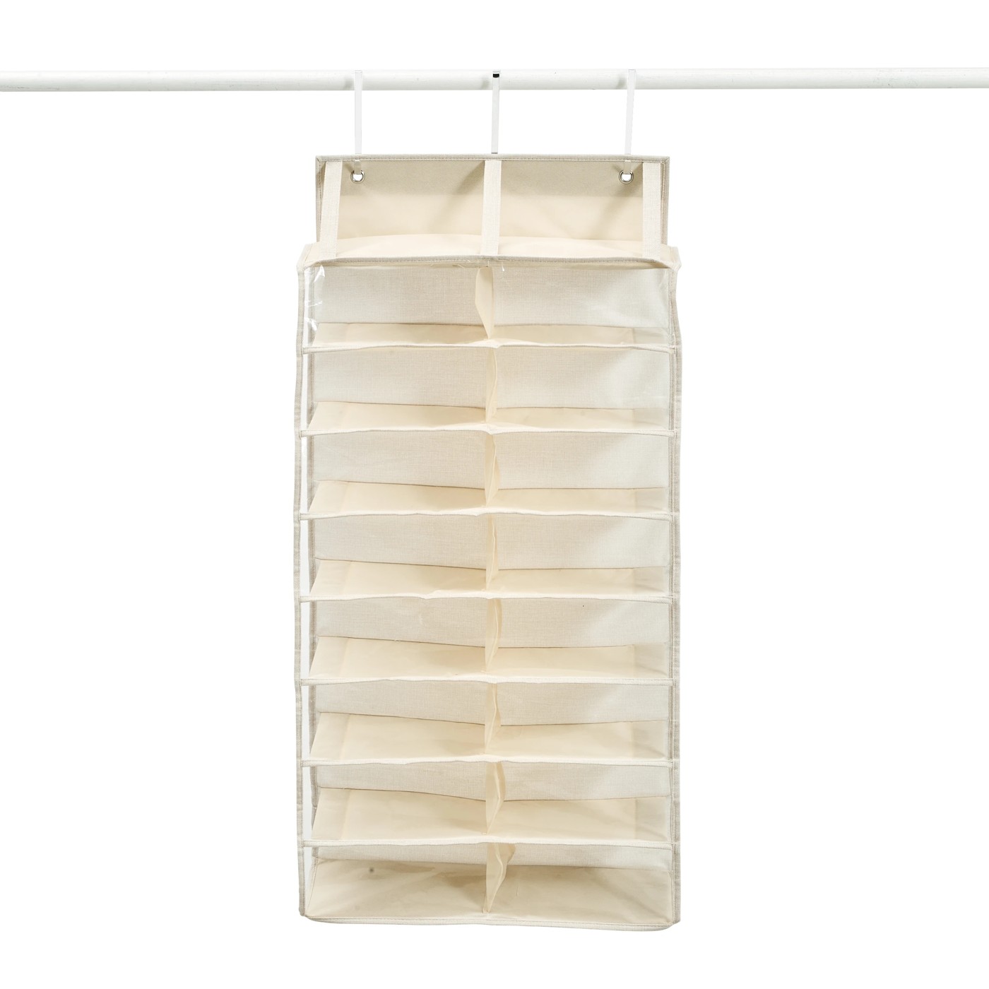 Anko Linen Look 16 Pocket Hanging Shoe Storage 3 of 6