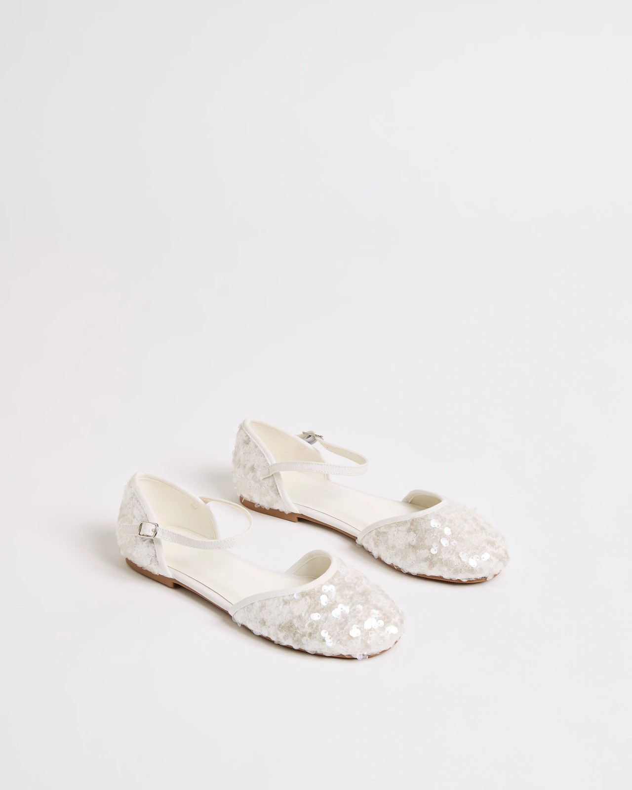 Event Sequin Ballet Flats - White 2 of 3