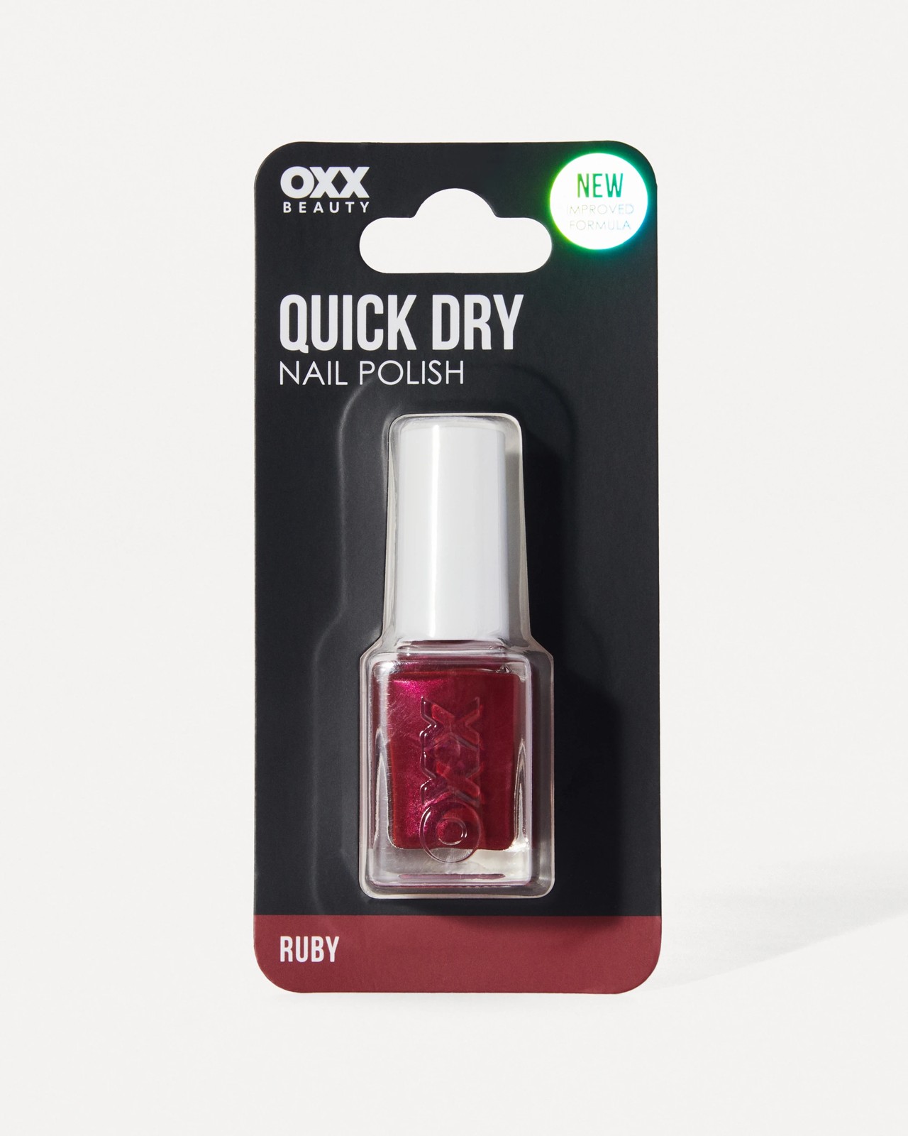 OXX Beauty Quick Dry Nail Polish - Ruby 5 of 6