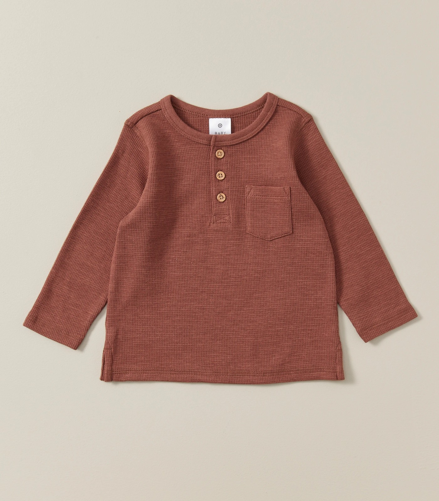 Baby Henley Waffle Top 3 of 6