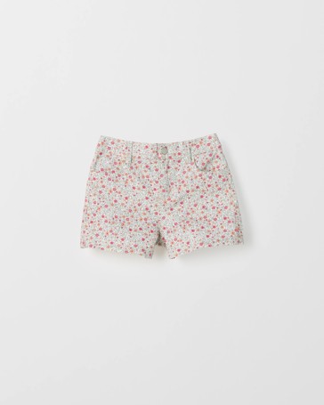 All Over Print Denim Shorts