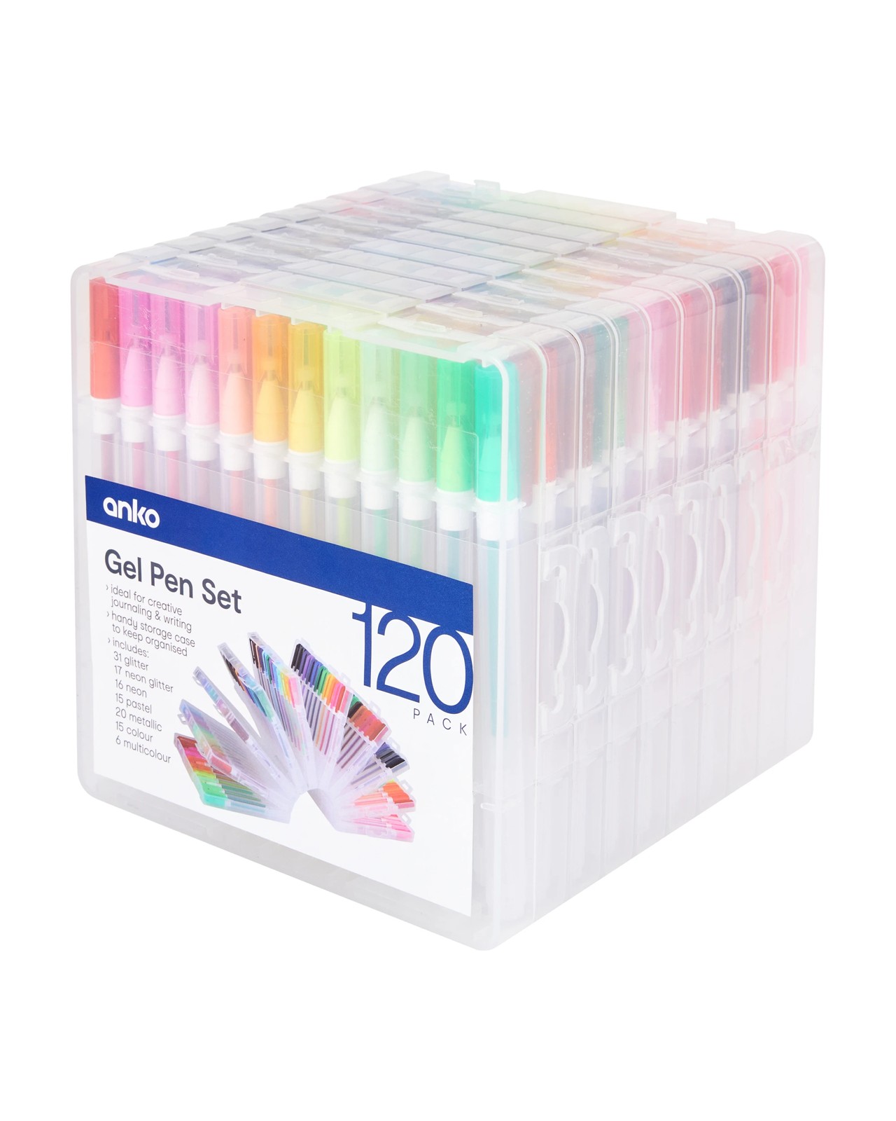 Anko 120 Pack Gel Pen Set 2 of 6