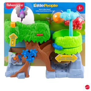 Mattel Fisher-Price Little People Dinosaur Hatch & Slide Playset Toddler Toy