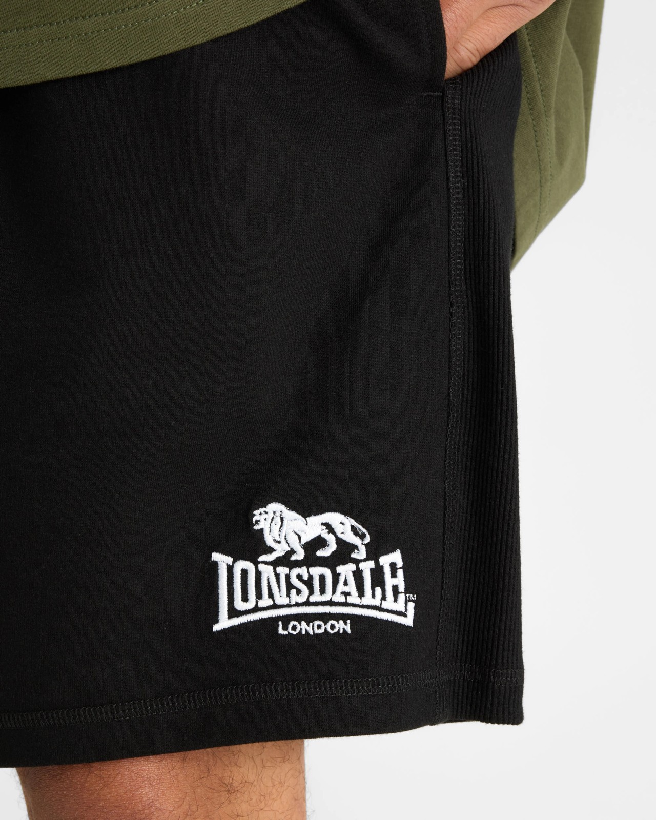 Lonsdale London Plus Size Shorts - Black 4 of 5