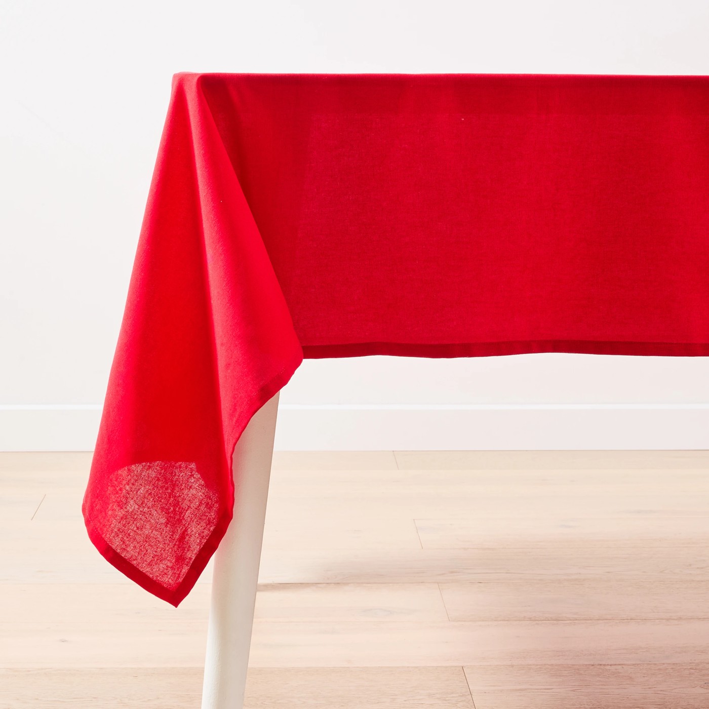 Anko Extra Large Red Linen Look Tablecloth 3 of 5