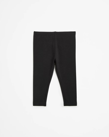 Baby Organic Cotton Leggings - Black