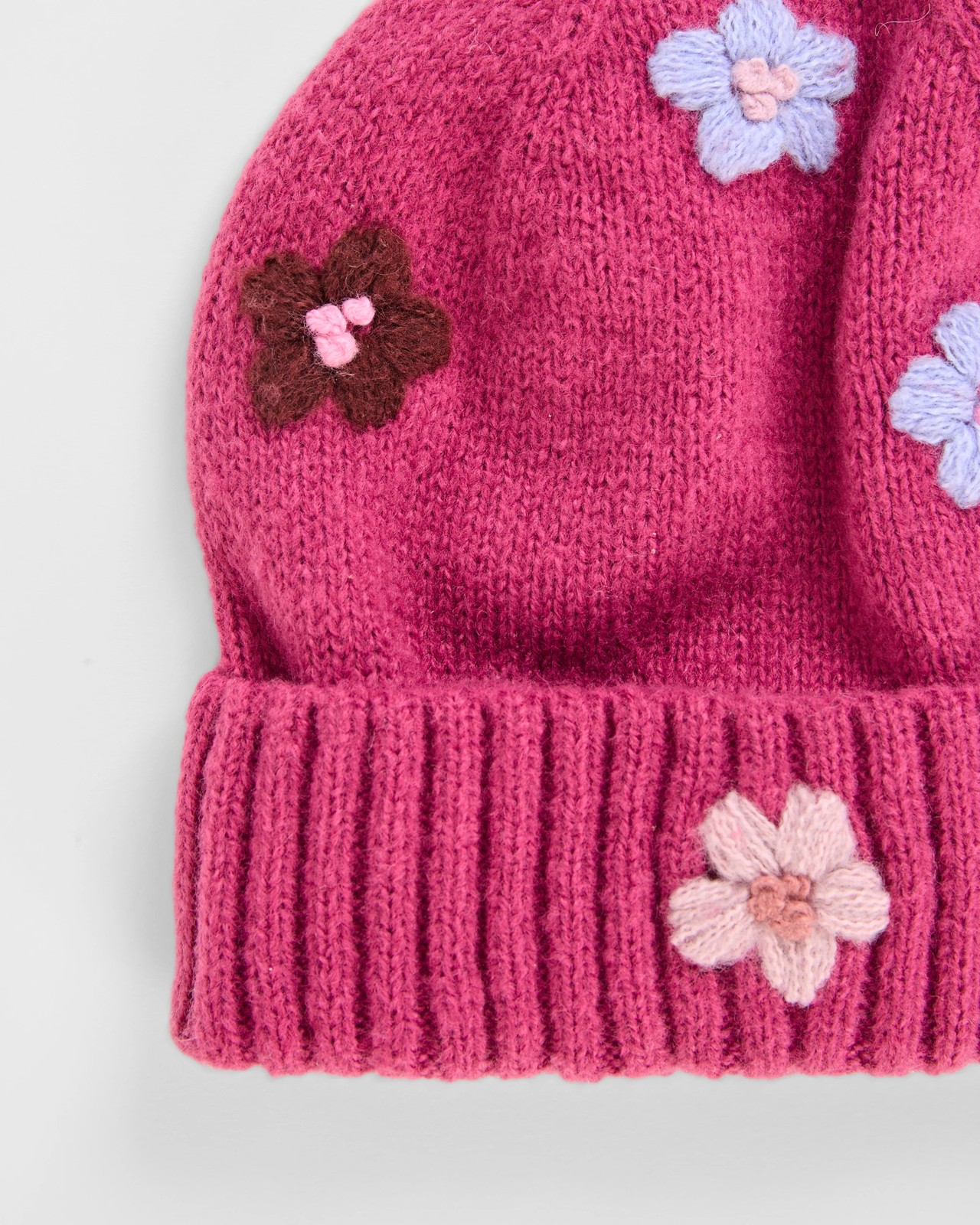 Flower Applique Beanie 2 of 2