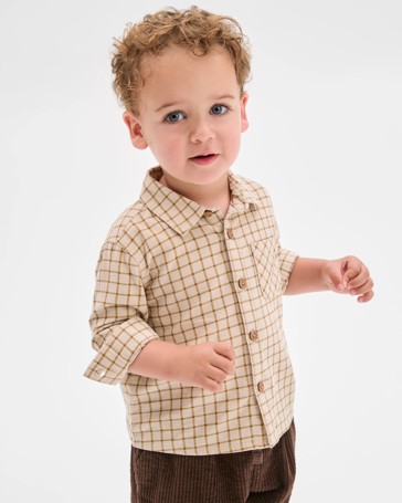 Baby Long Sleeve Corduroy Shirt