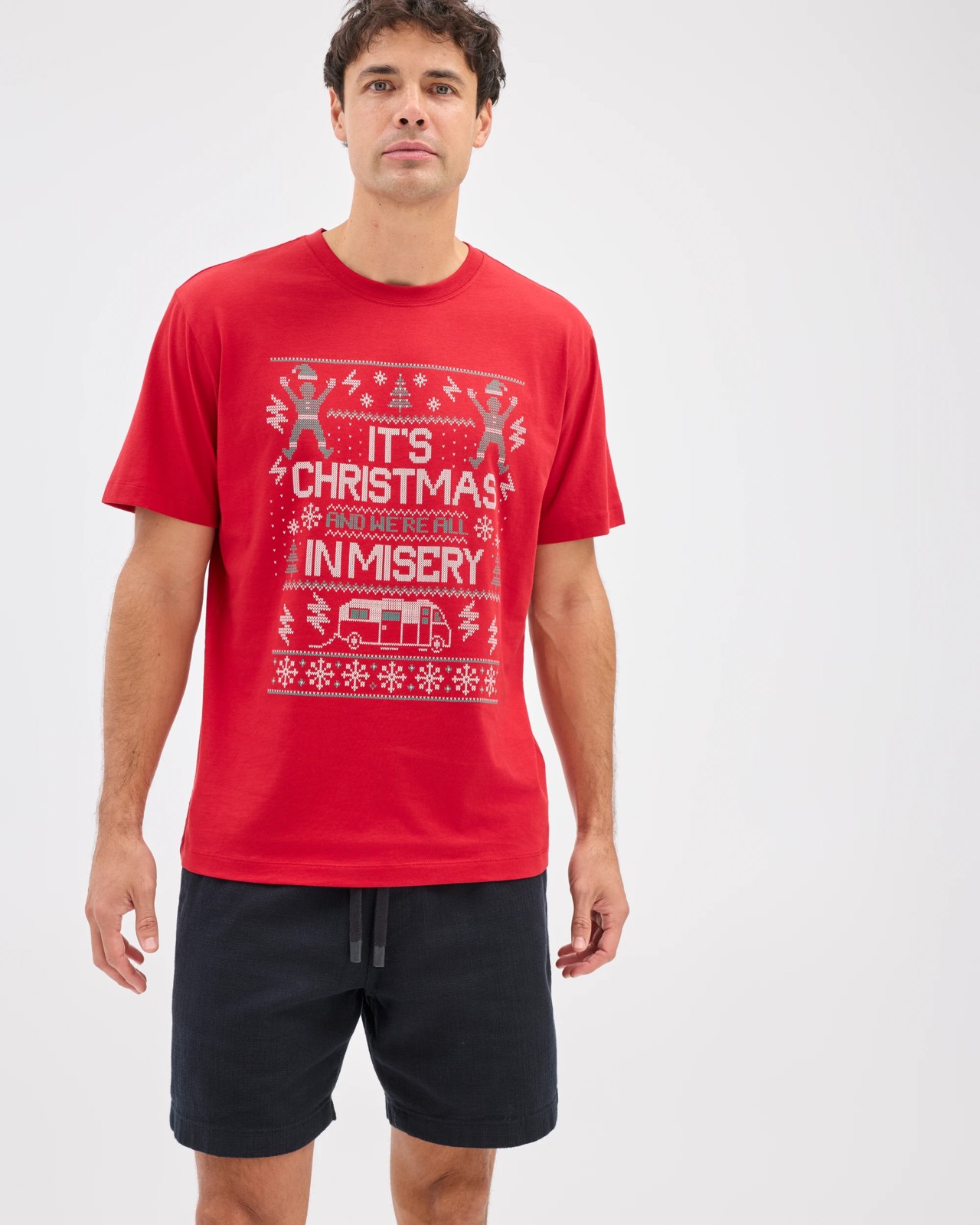 Australian Cotton Christmas In Misery T-Shirt 2 of 5