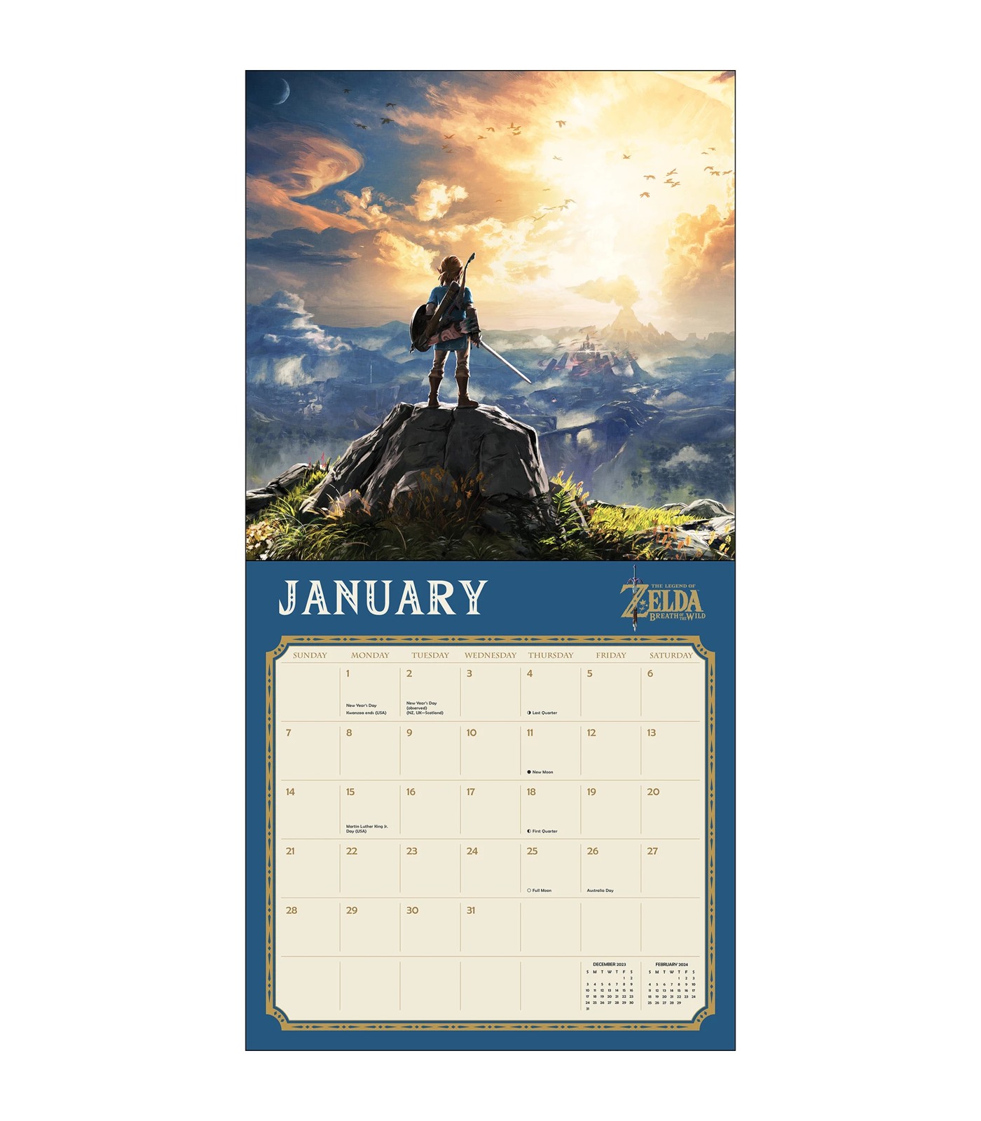 The Legend of Zelda 2025 Square Calendar Target Australia