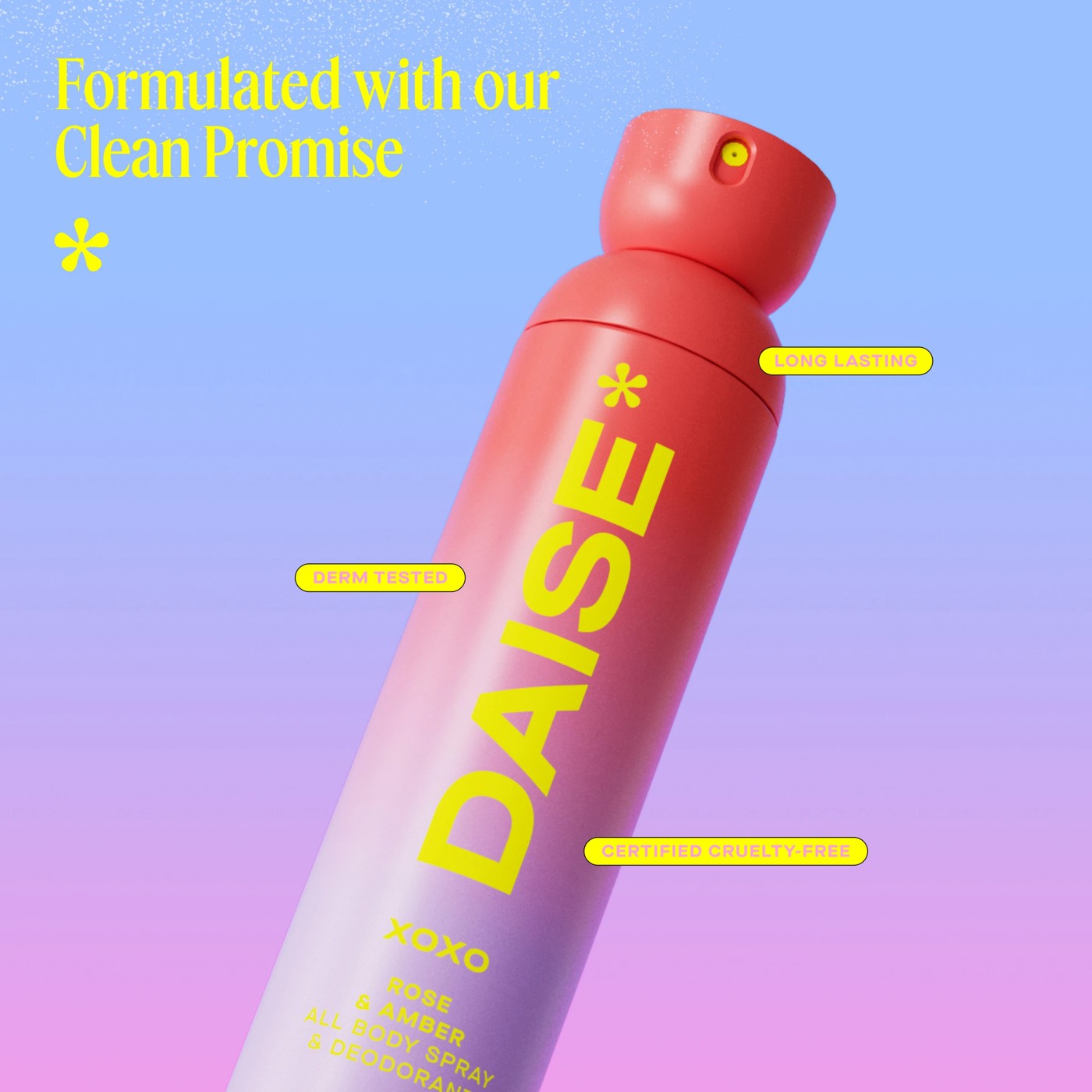 DAISE XOXO All Body Spray & Deodorant 120ml - Rose & Amber 4 of 6