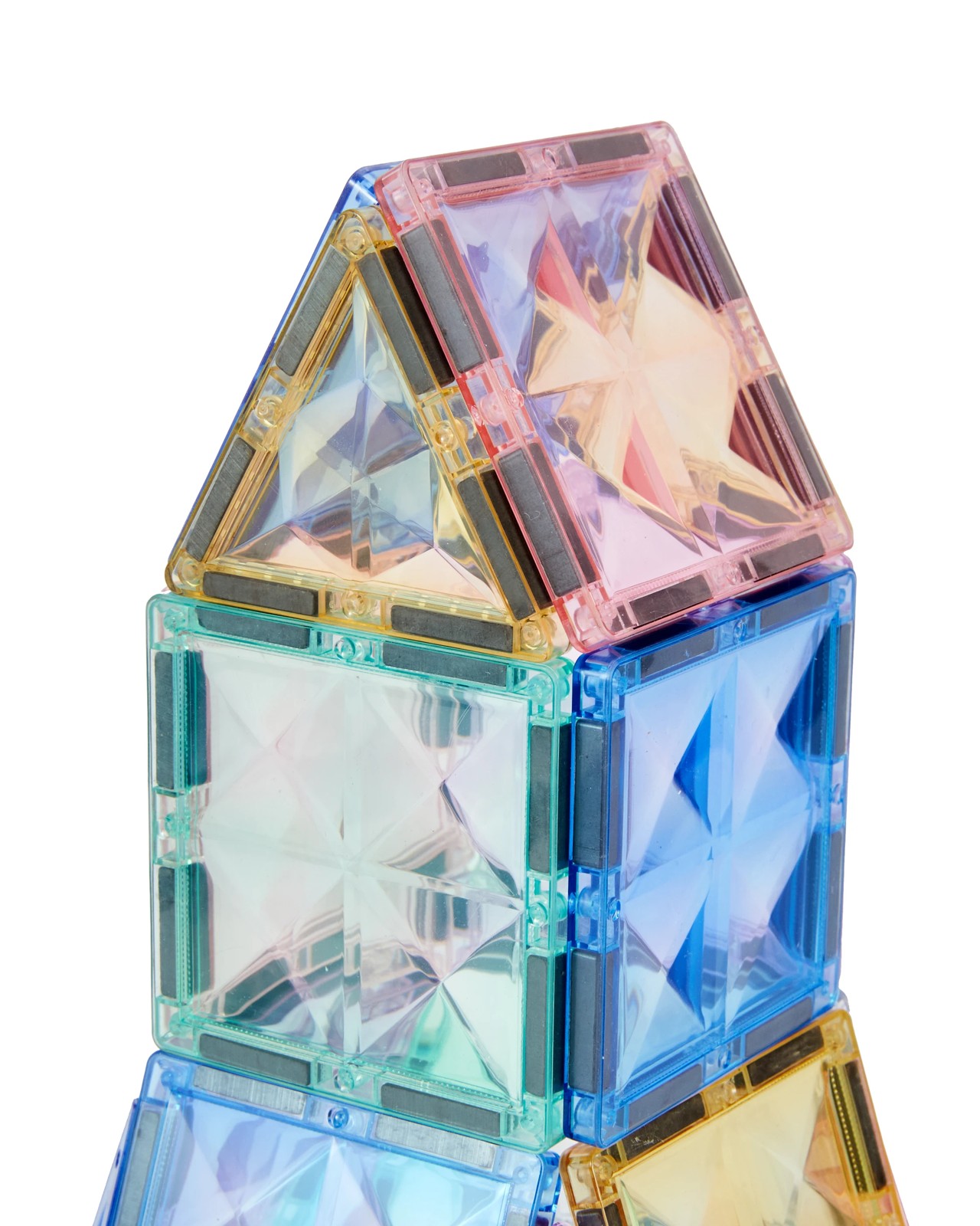 32 Piece Pastel Magnetic Tiles Set - Anko 3 of 5