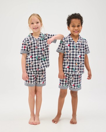 Family Matching Christmas Australian Cotton Younger Kids Pyjama Set - Mickey Mouse