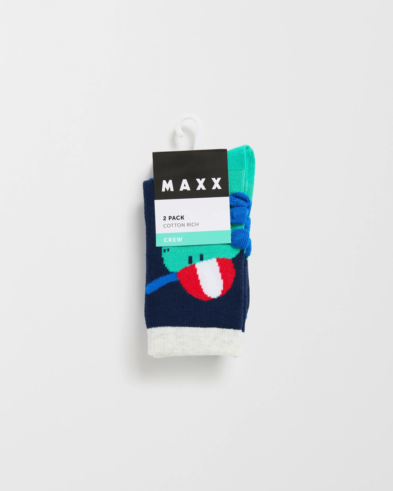 Maxx 2 Pack Kids Casual Crew Socks 3 of 3