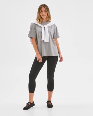 Active Australian Cotton Blend Oversized Graphic T-Shirt