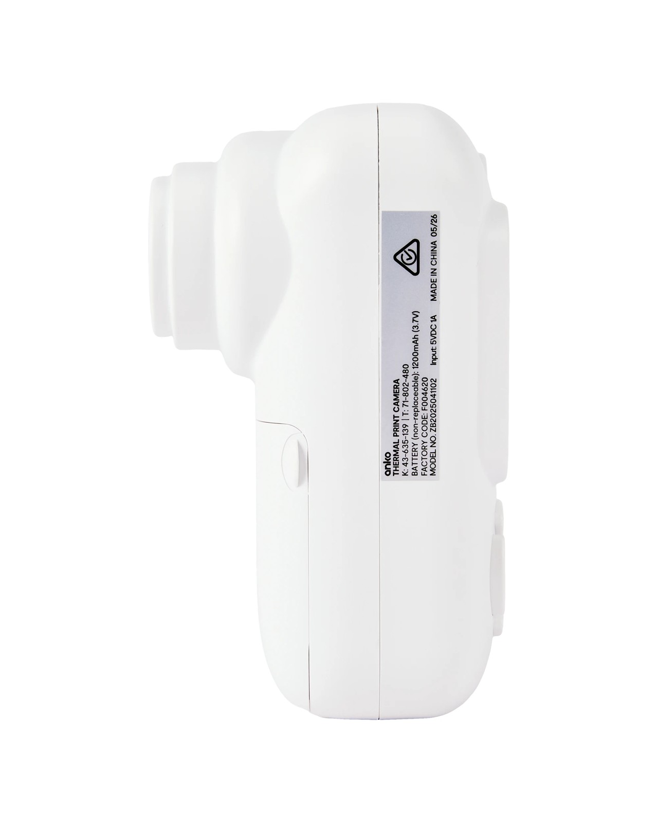 Thermal Print Camera - White 4 of 6