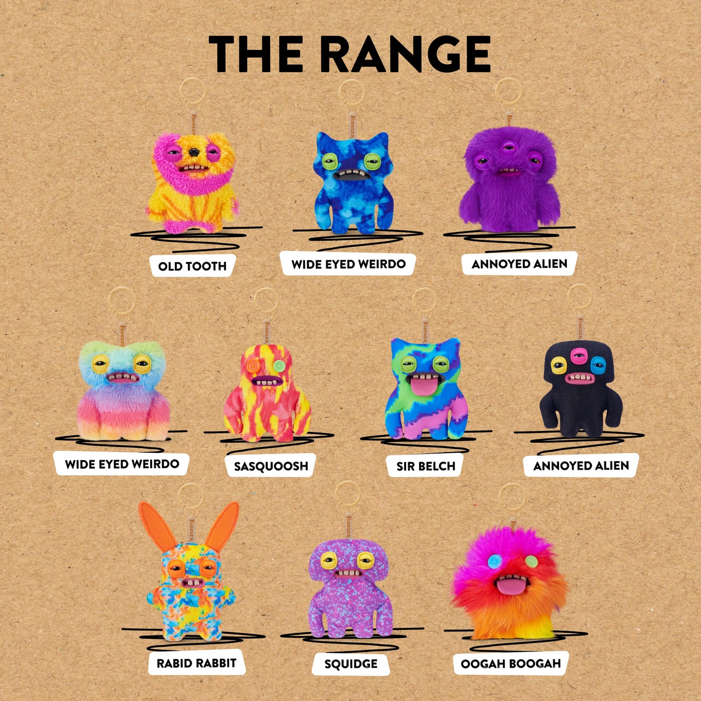 Fuggler 5in Keyrings S6 - Assorted 2 of 3