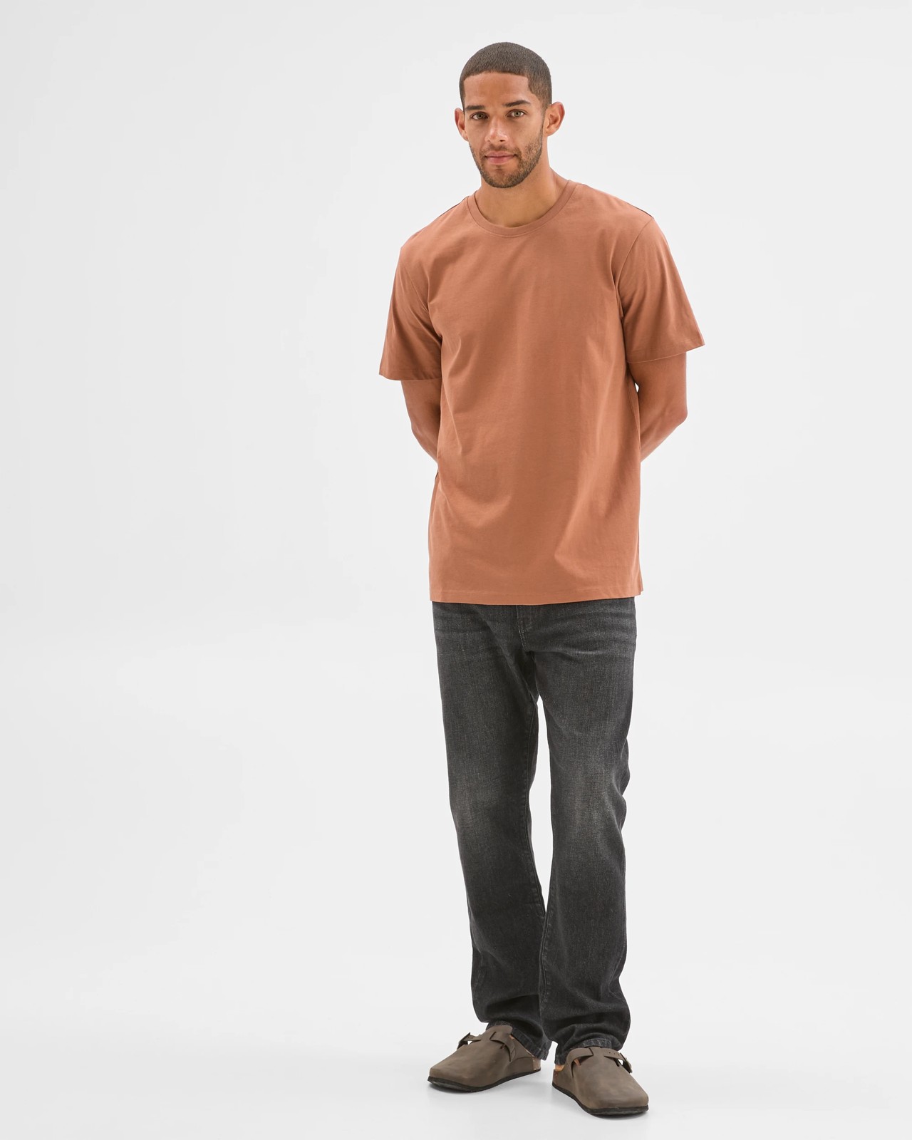 Australian Cotton T-Shirt - Ochre 3 of 6