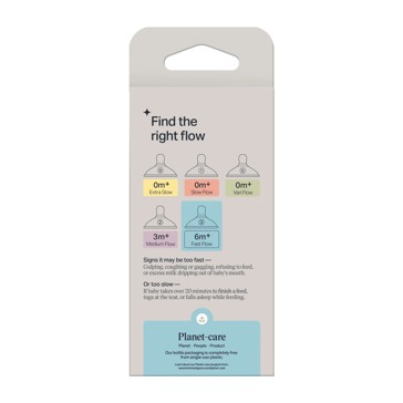 2 Pack Tommee Tippee Fast Flow Teats