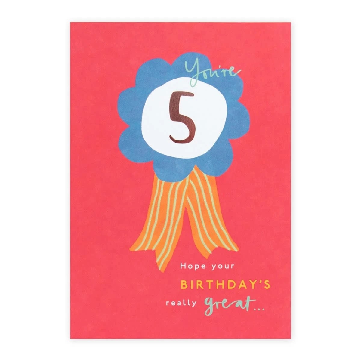 Connections from Hallmark 5th Birthday Card - Celebrate! 3 of 3