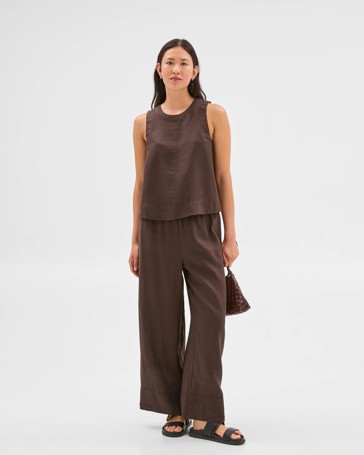 European Linen Tank Top