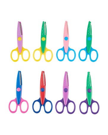 7 Unique Shaped Scissors - Anko