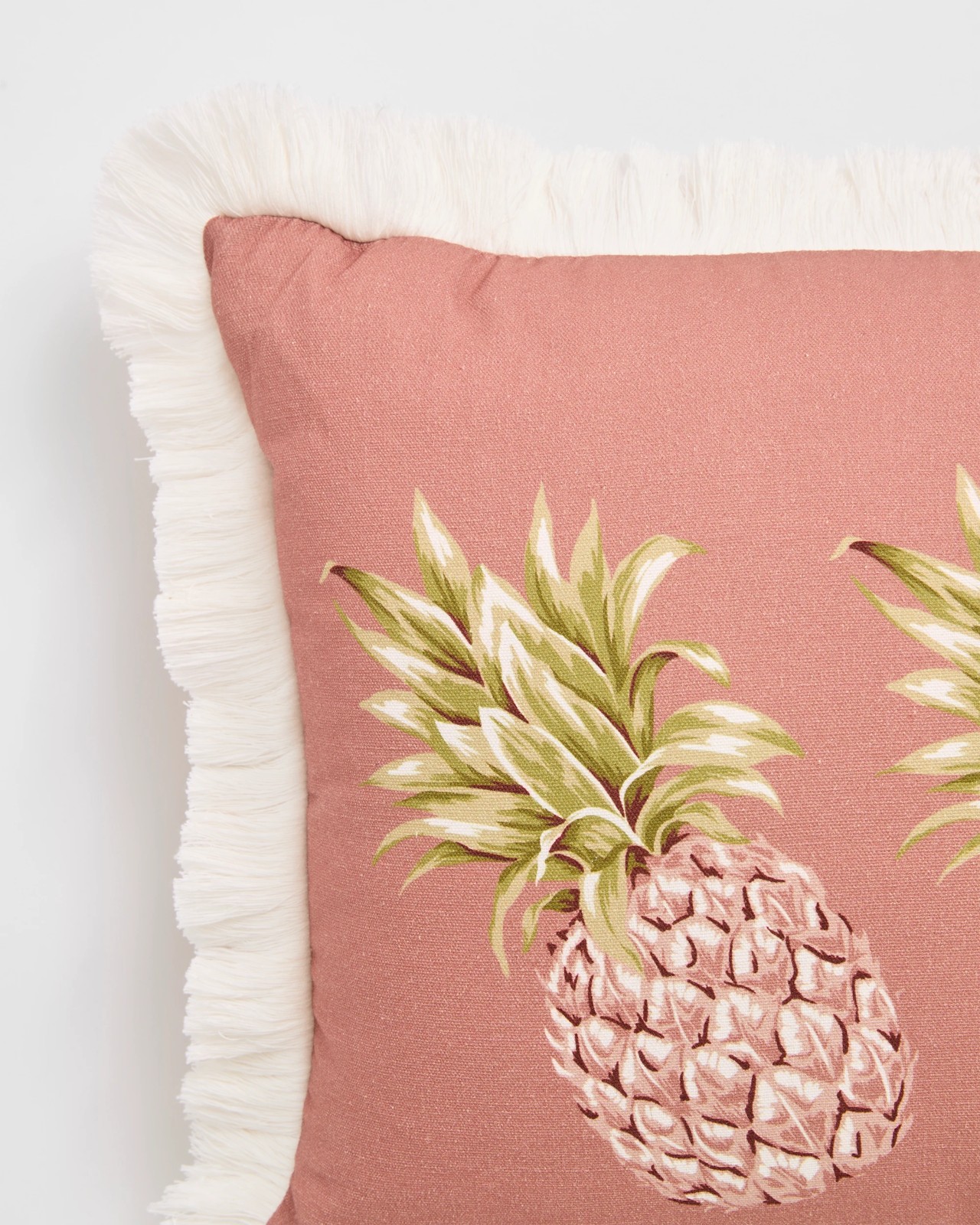 Kalina Cotton Pineapple Breakfast Cushion - Mocha 2 of 2