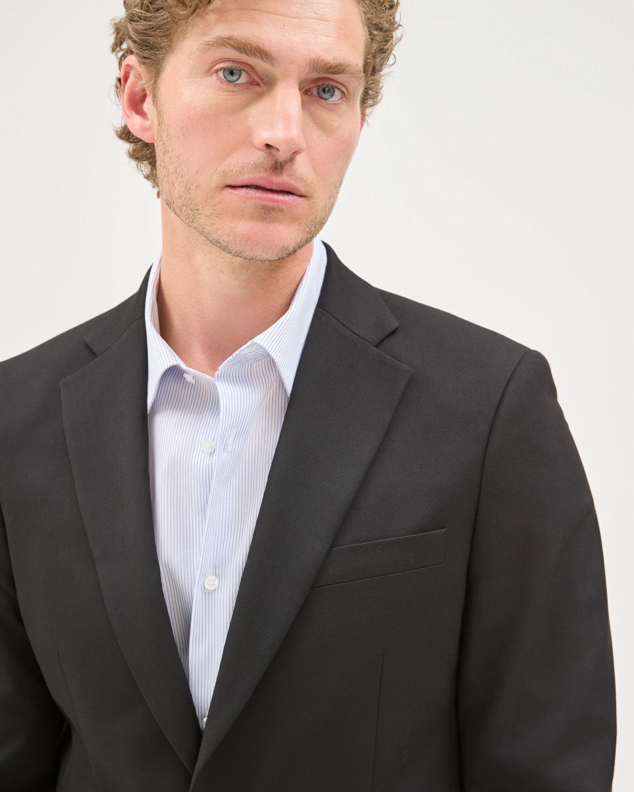 Preview Tailored Fit Suit Jacket - Black 6 of 6
