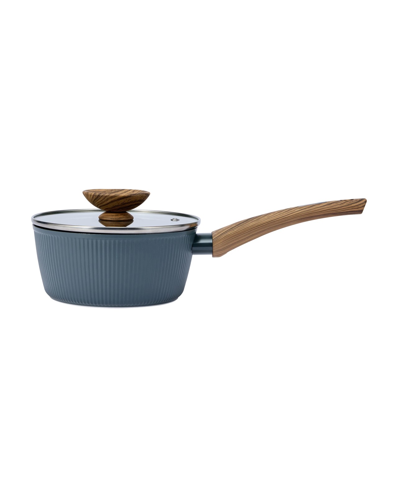 Anko 5 Piece Wood Look Linear Cookware Set - Grey 5 of 6