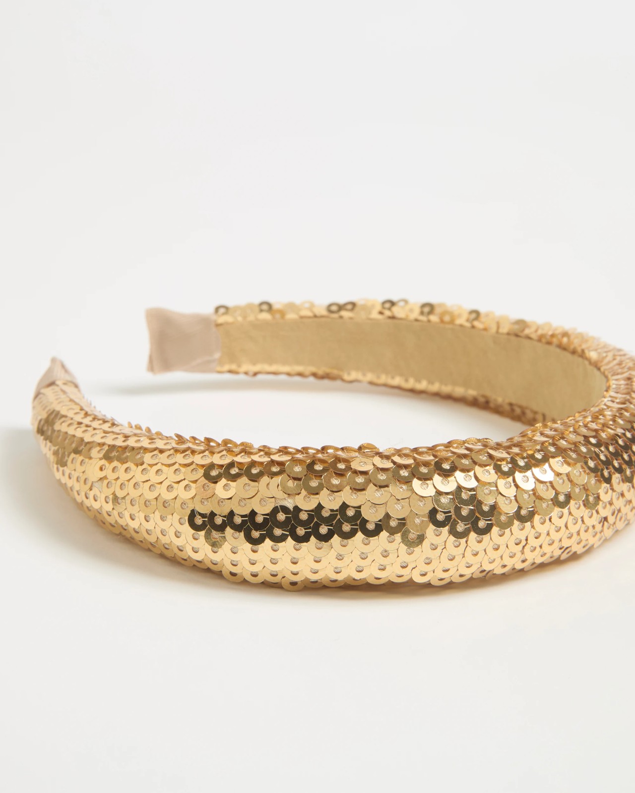 Sequin Christmas Headband - Gold 2 of 3